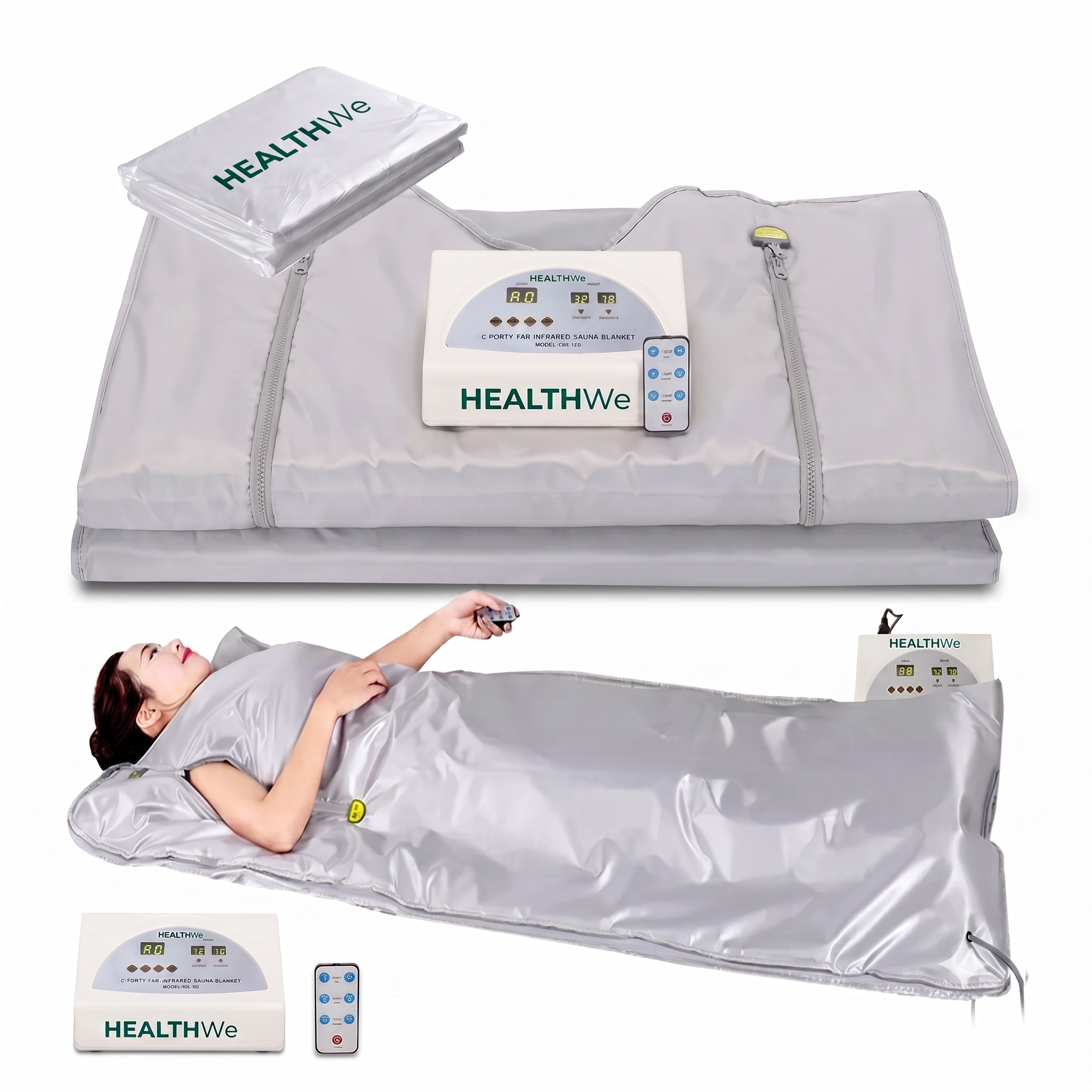 Portable Far-Infrared Deep Detox Sauna Blanket